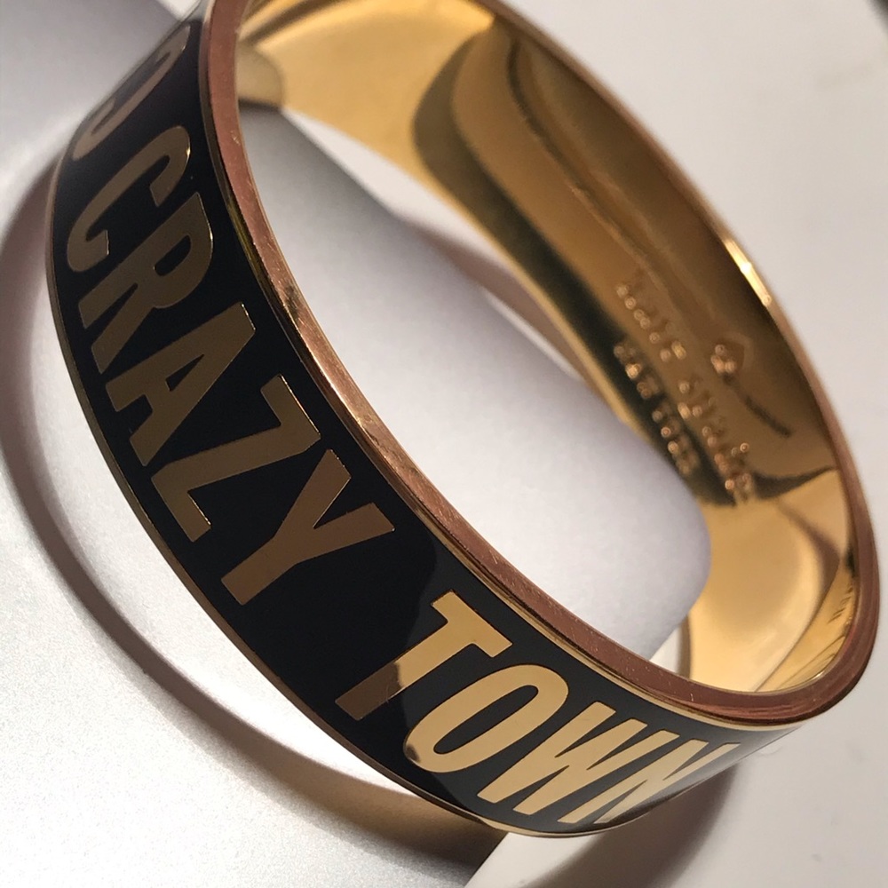 Kate Spade Gold “CRAZY TOWN” Bangle